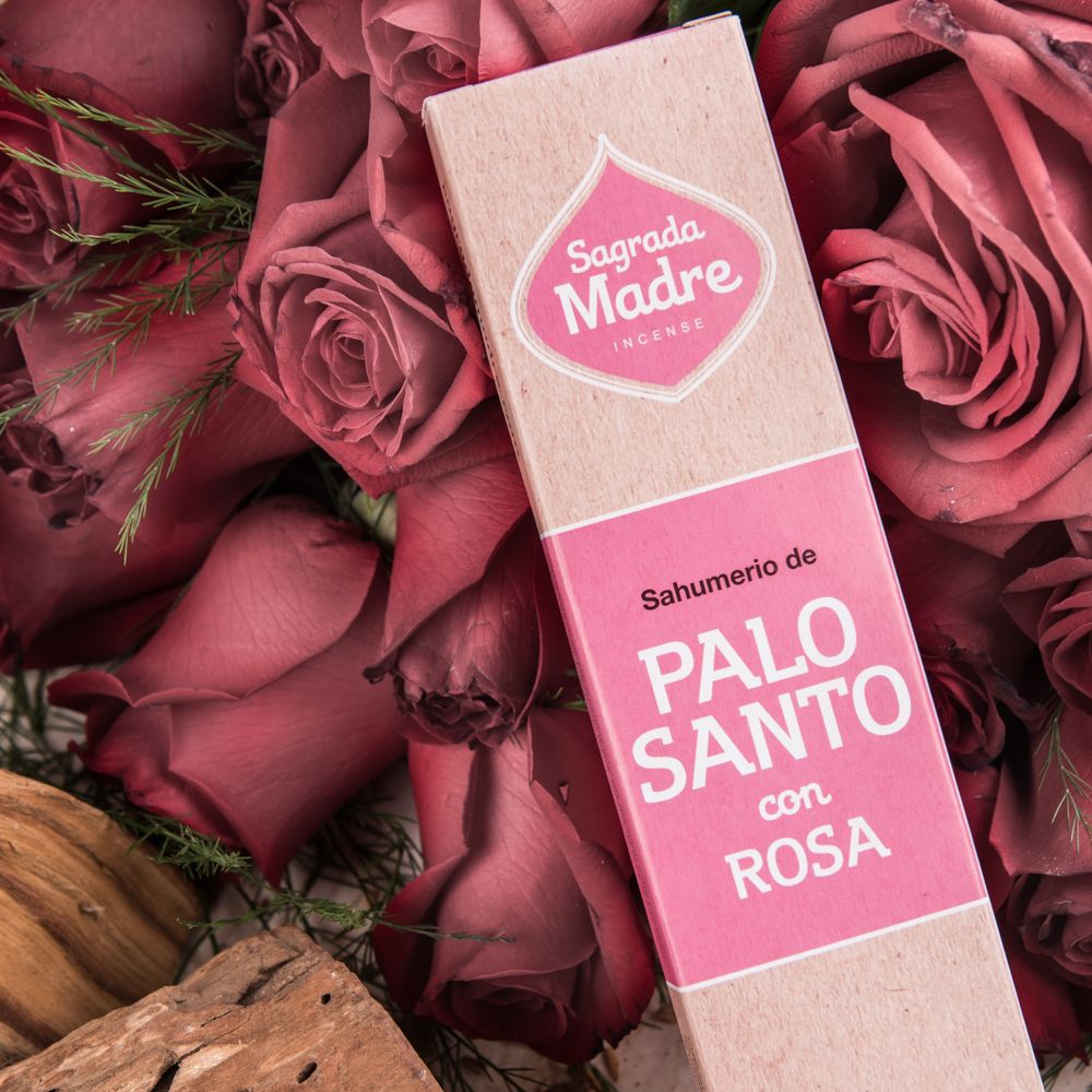 Natural incense Palo santo and Rosa