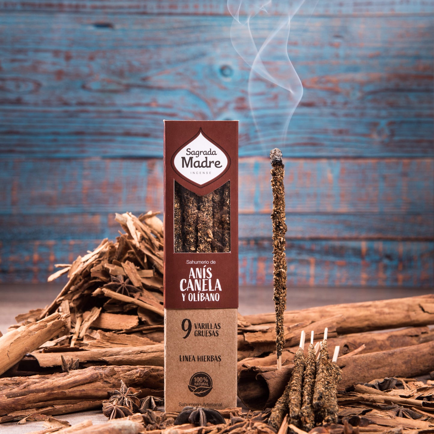 Natural incense Anise and cinnamon