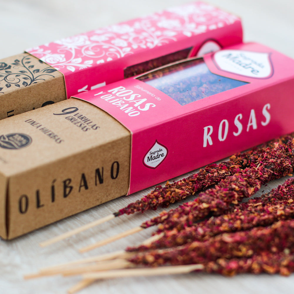 Natural incense Rose